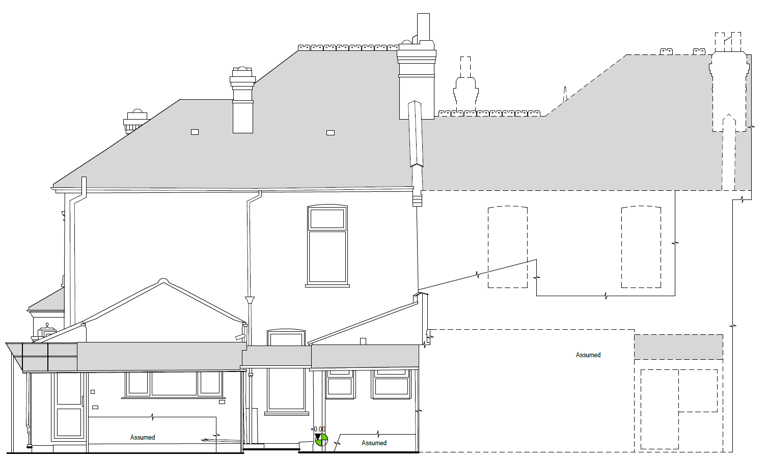 06_Existing rear elevation